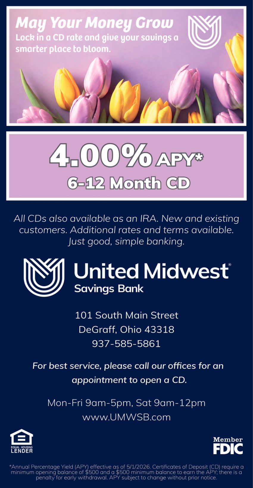 United Midwest Savings Bank - DeGraff