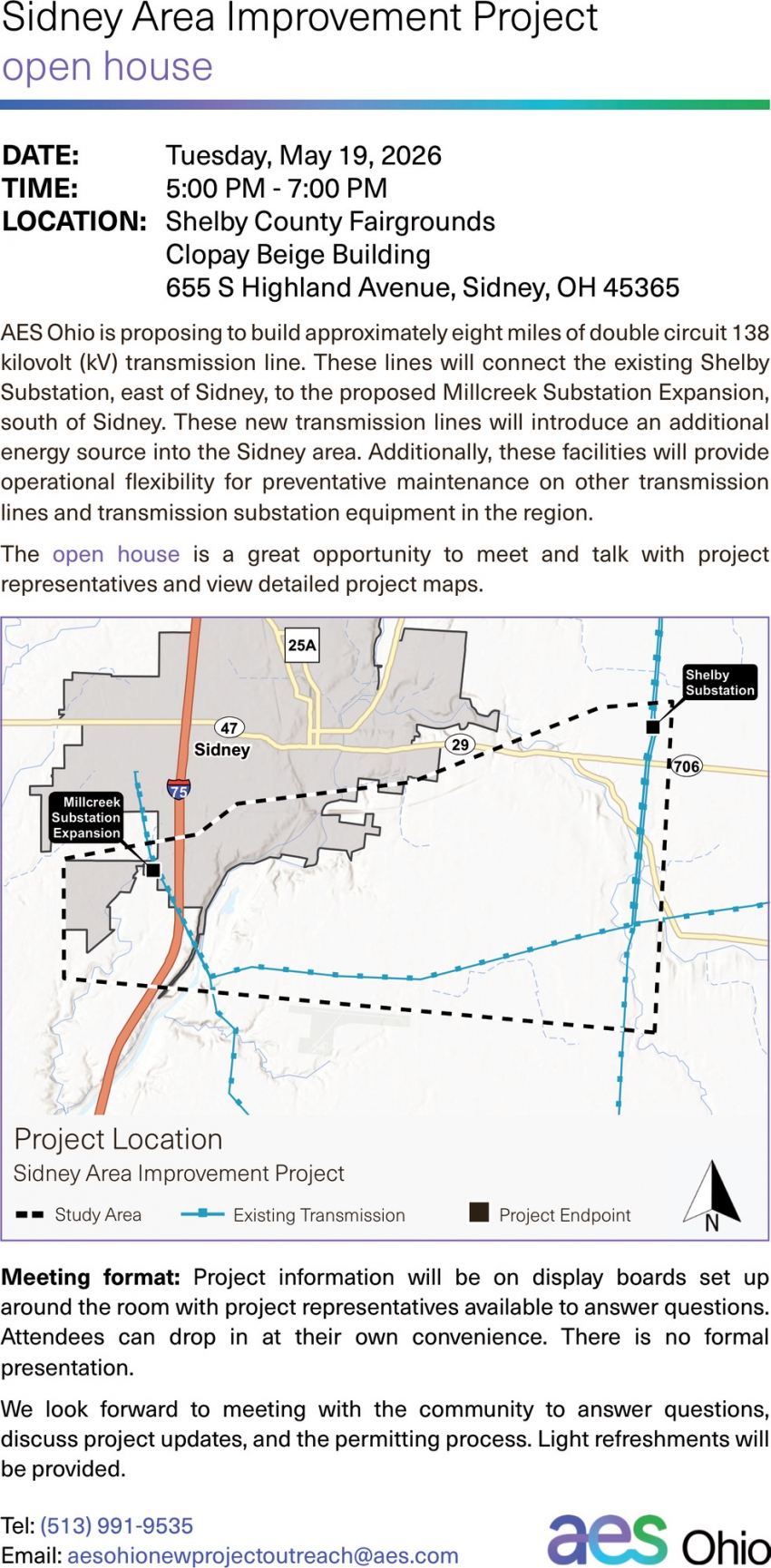 Sidney Area Improvement Project Open House (may 19, 2026)