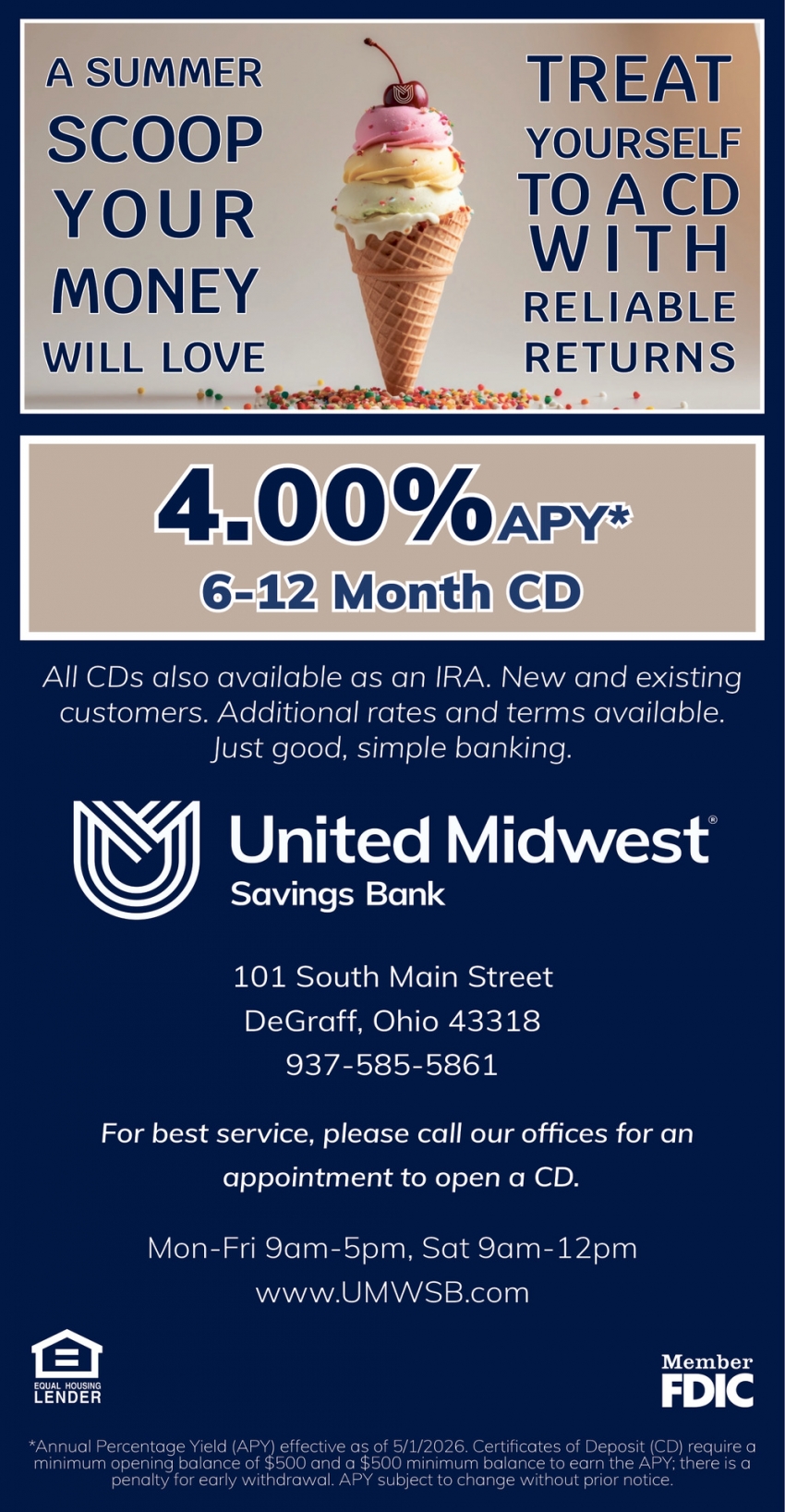 United Midwest Savings Bank - DeGraff
