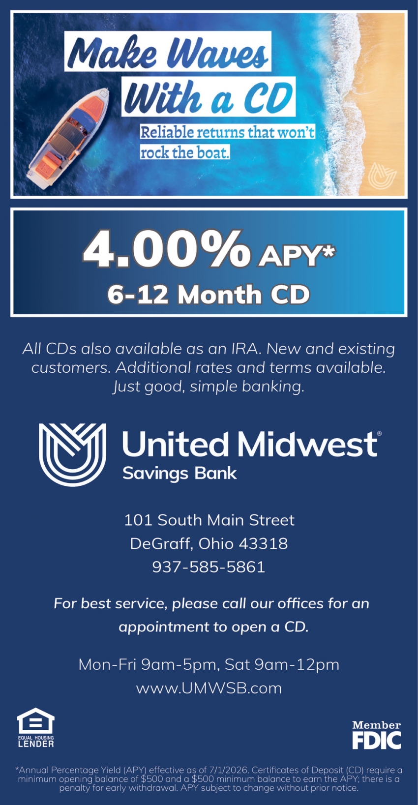United Midwest Savings Bank - DeGraff