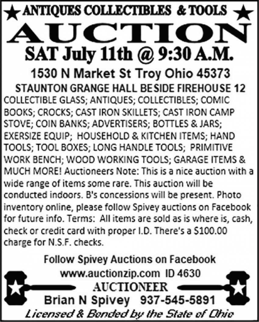 Brian N Spivey Auctioneer