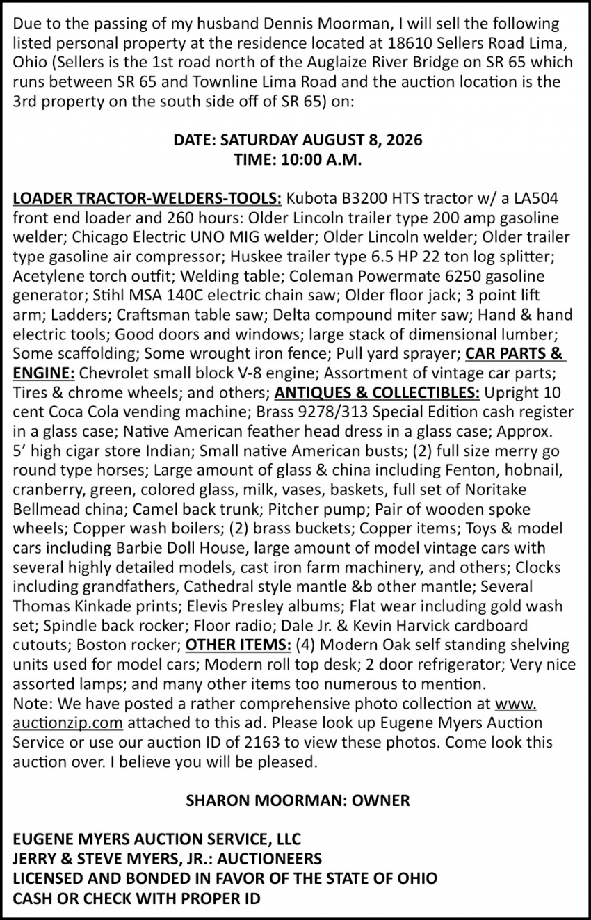 Eugene Myers Auction Service LLC