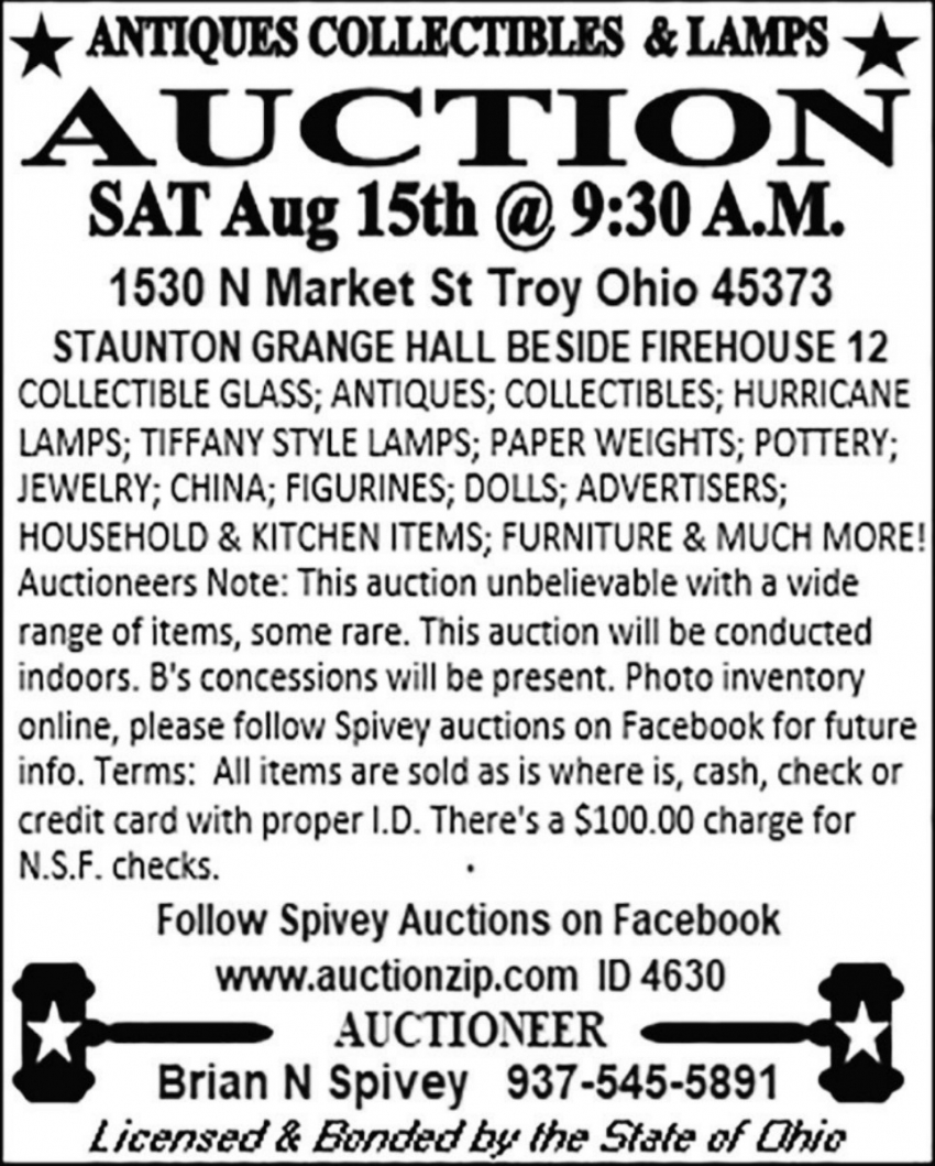 Brian N Spivey Auctioneer