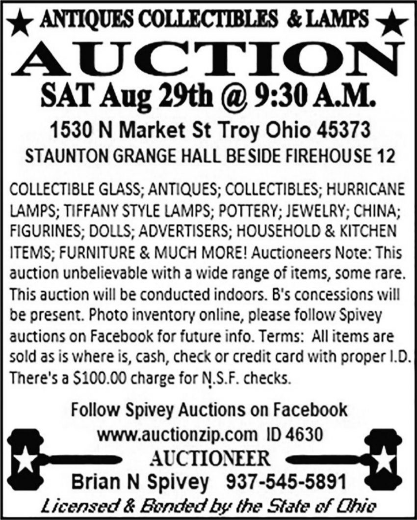 Brian N Spivey Auctioneer