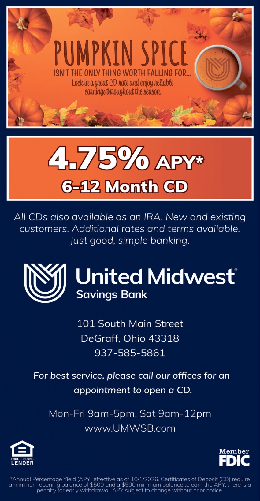 United Midwest Savings Bank - DeGraff