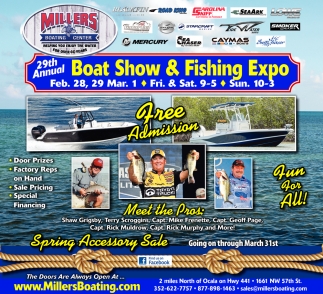 Boat Show & Fishing Expo, Miller's Boating Center, Ocala, FL