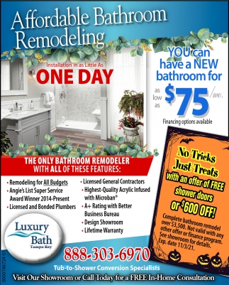 Affordable Bathroom Remodeling 