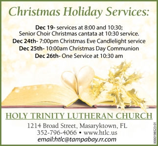 Christmas Holiday Services