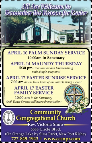 All Are Welcome To Celebrate The Reason For Easter