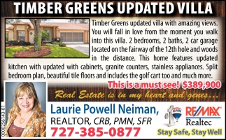 Timber Greens Updated Villa