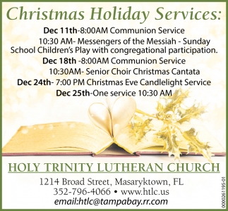 Christmas Holiday Services