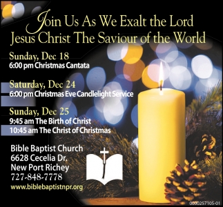 Join Us As We Exalt The Lord Jesus Christ The Saviour 