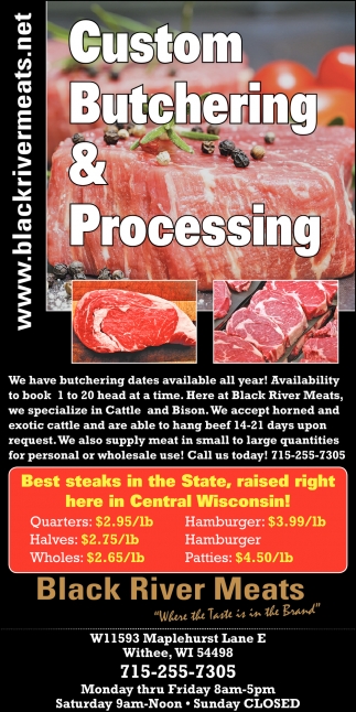Custom Butchering & Processing