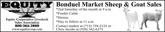 Bonduel Market Sheep & Goat Sales