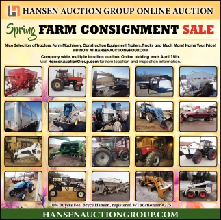 Spring Farm Consignment Sale