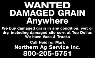 Wanted Damaged Grain Anywhere