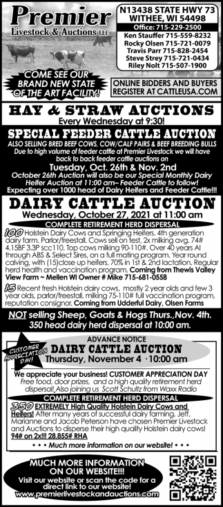 Hay & Straw Auctions