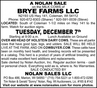 Brye Farms LLC