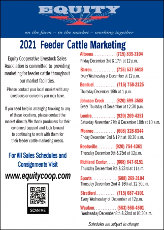 2021 Feeder Cattle Marketing