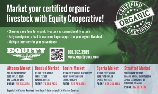 Market Your Certified Organic Livestock 