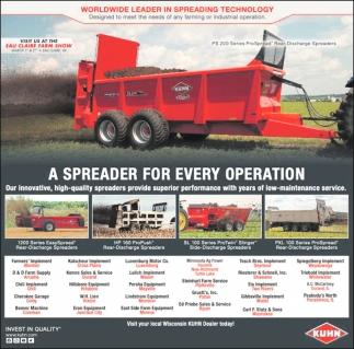 A Spreader For Every Operation