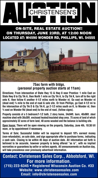 On-Site, Real Estate Auction