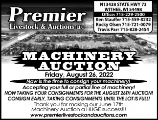 Machinery Auction