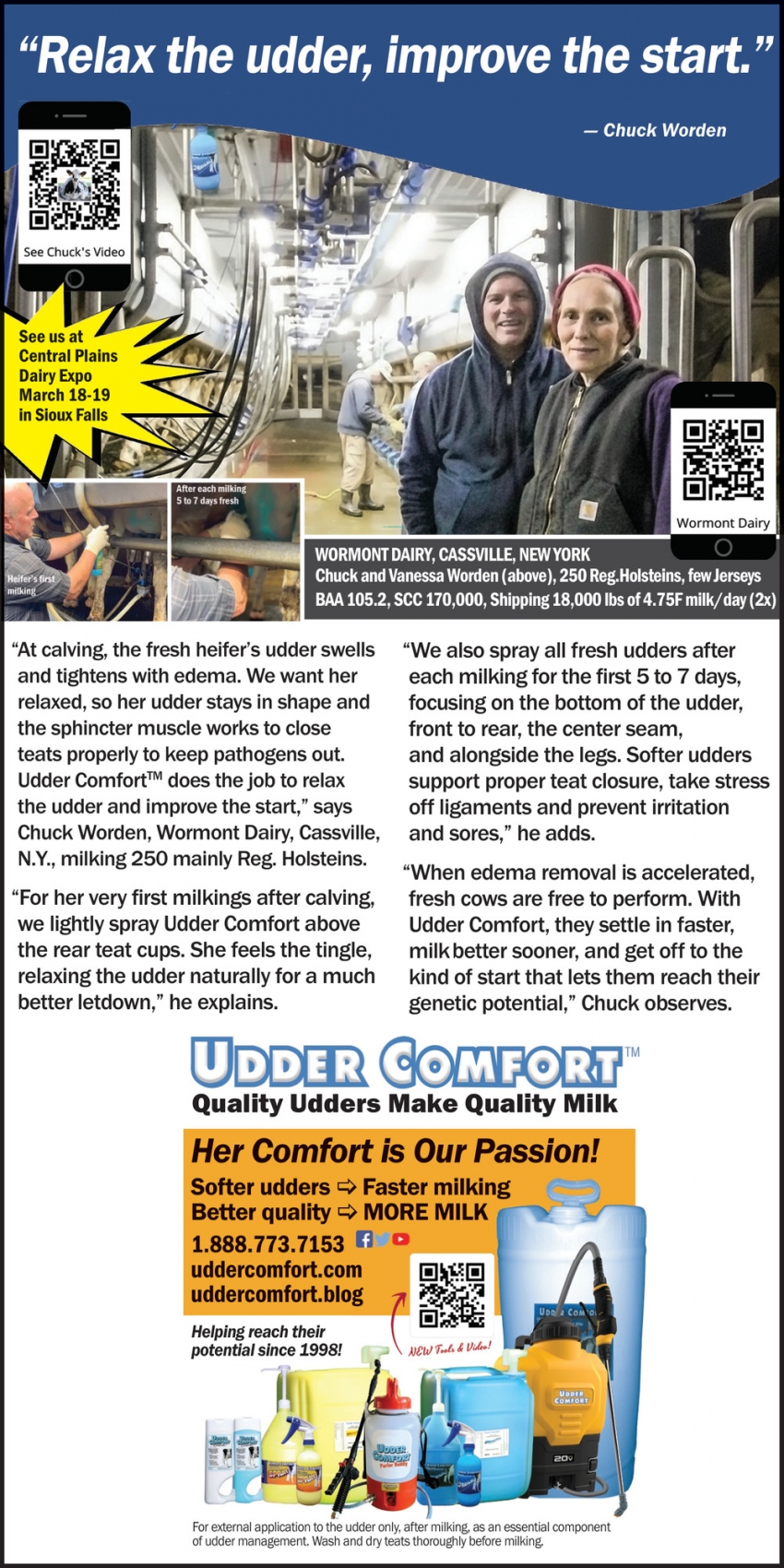 Udder Comfort