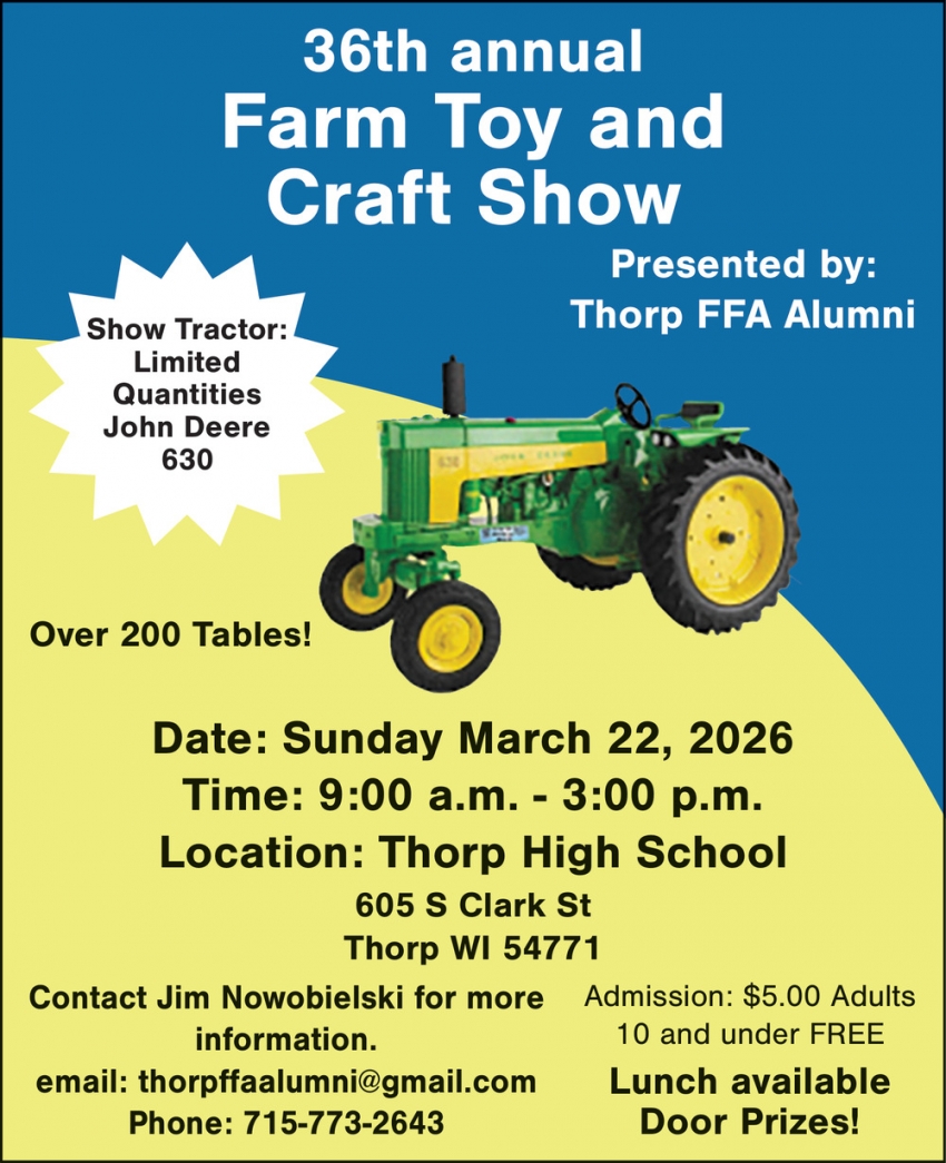 36th Annual Farm Toy and Craft Show