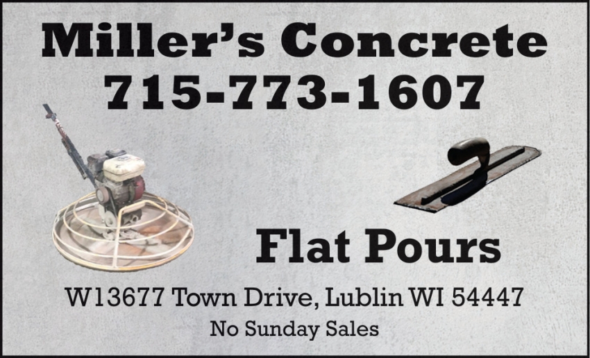 Miller's Concrete