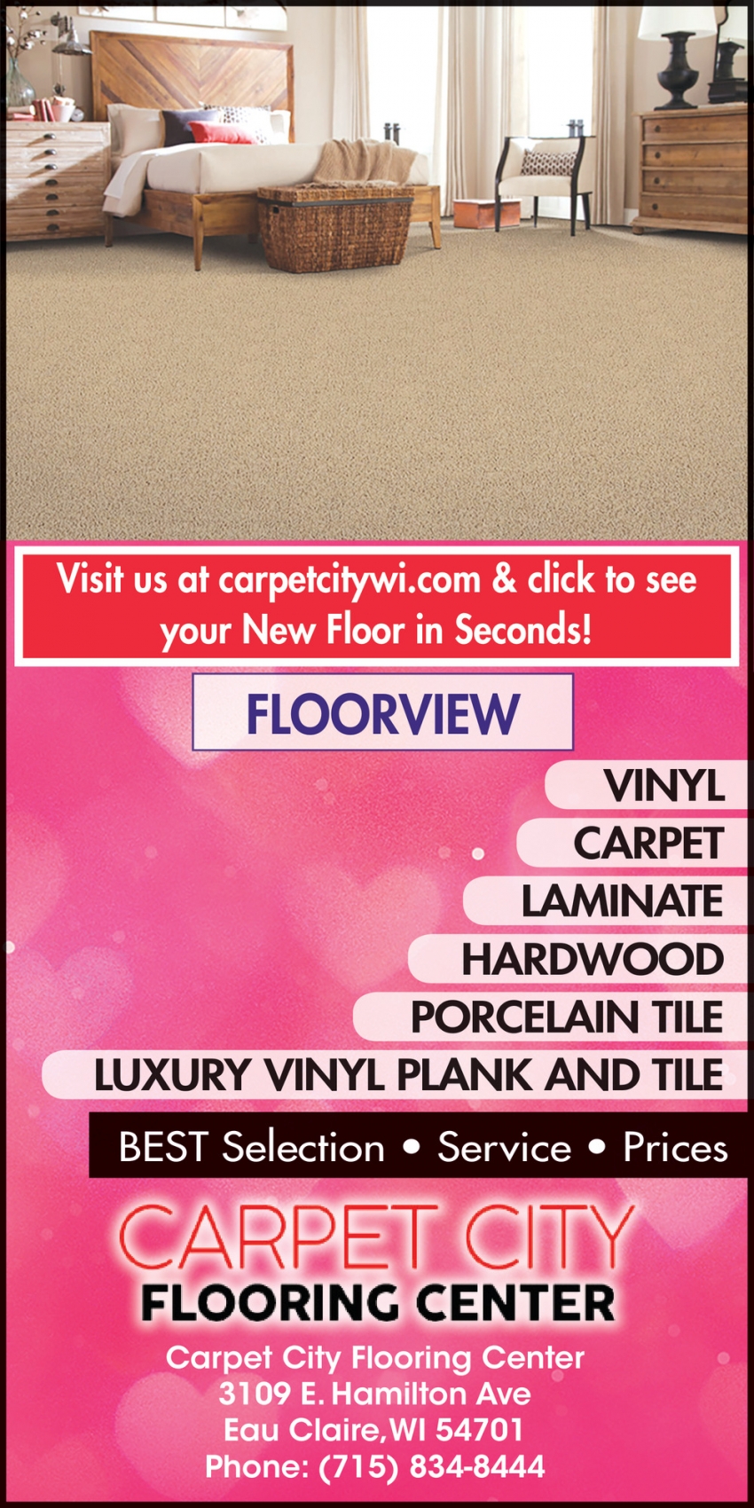 Carpet City Flooring Center - Eau Claire