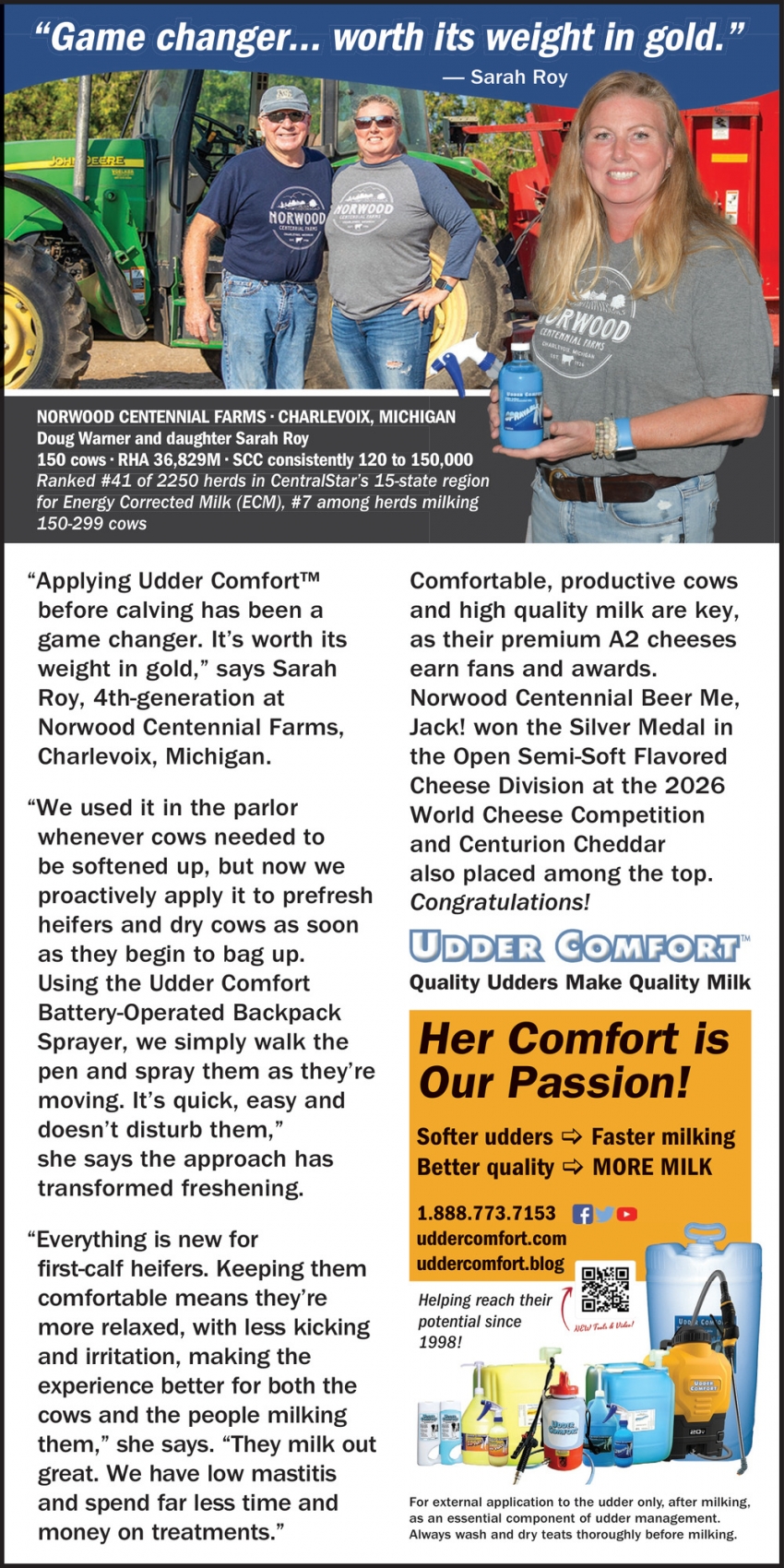 Udder Comfort