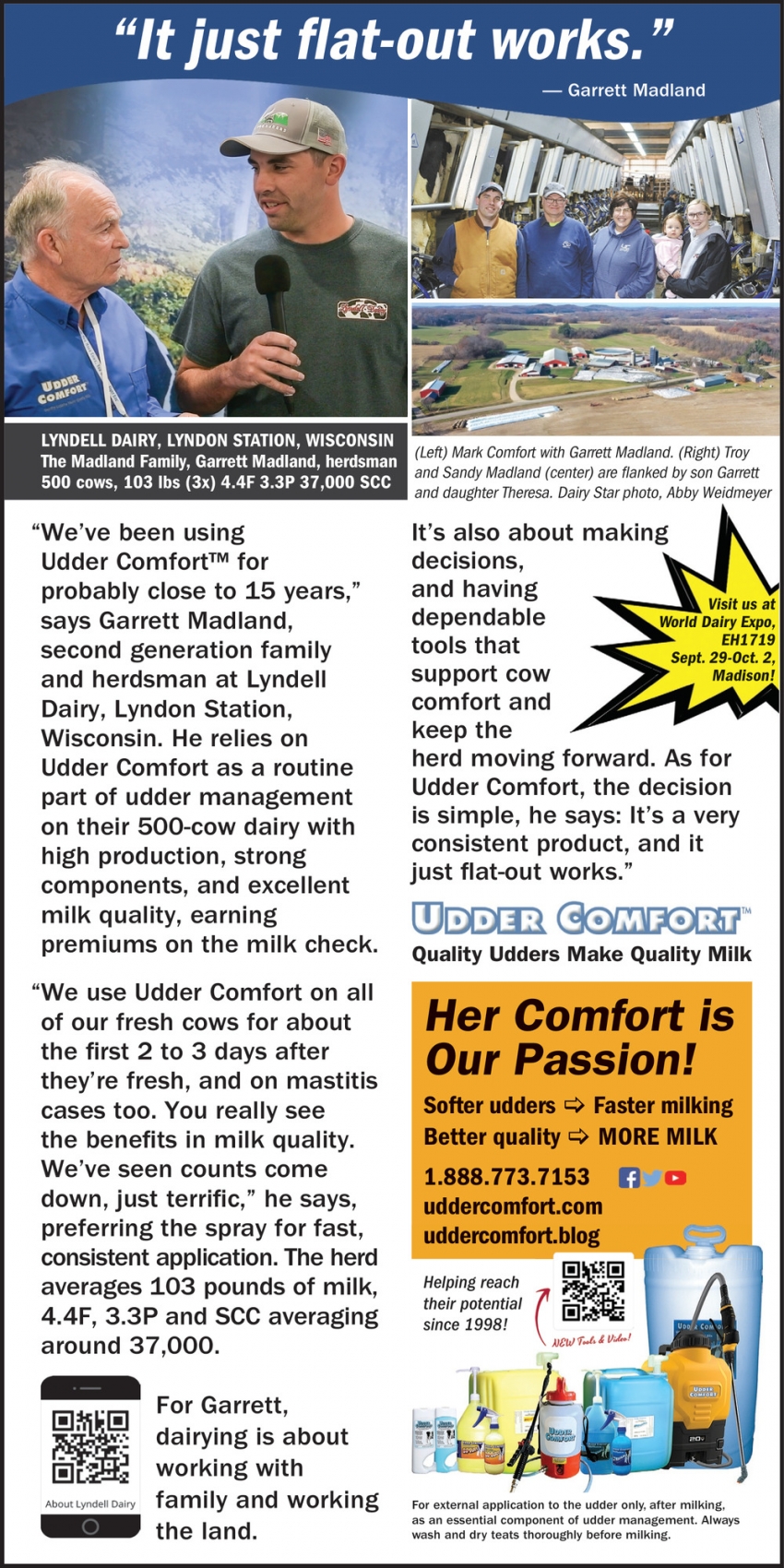 Udder Comfort