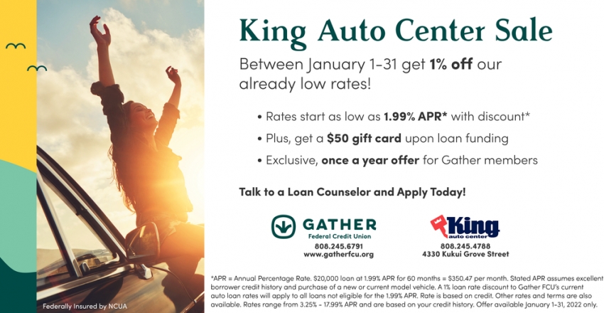 King Auto Center Sale