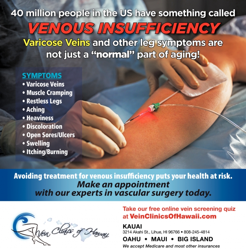 40 Million People in the US Have Something Called Venous Insuffiency