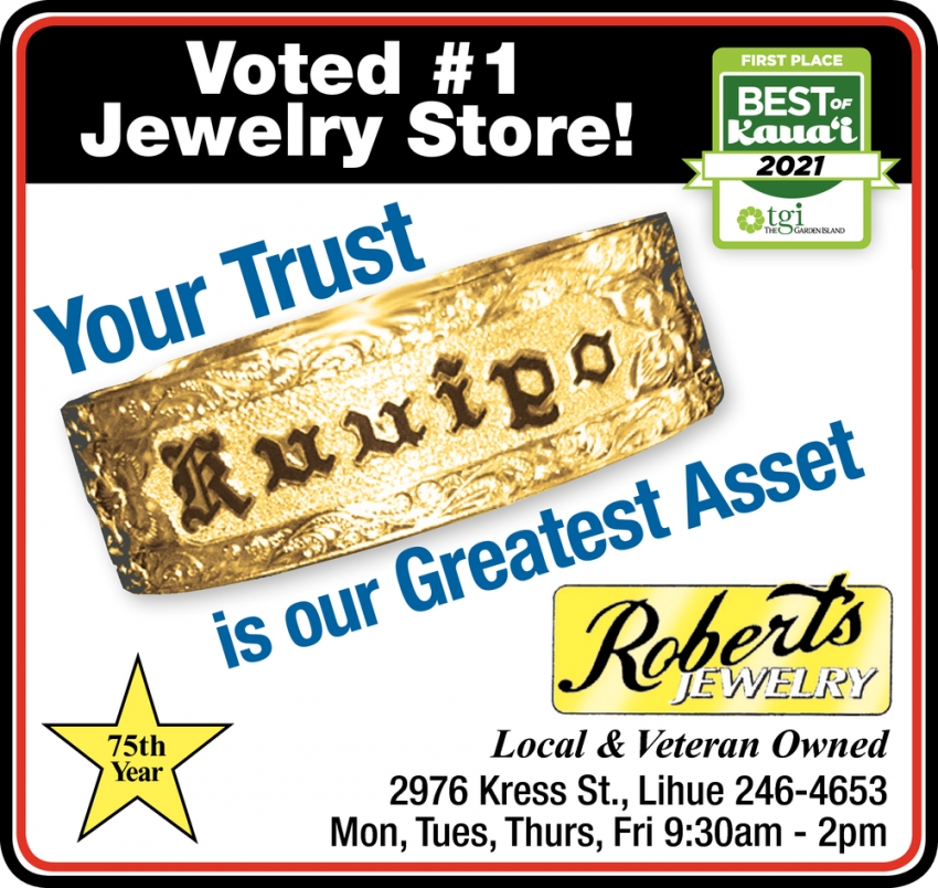 Voted #1 Jewelry Store!