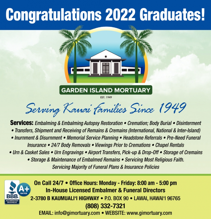 Congratulations 2022 Graduates!