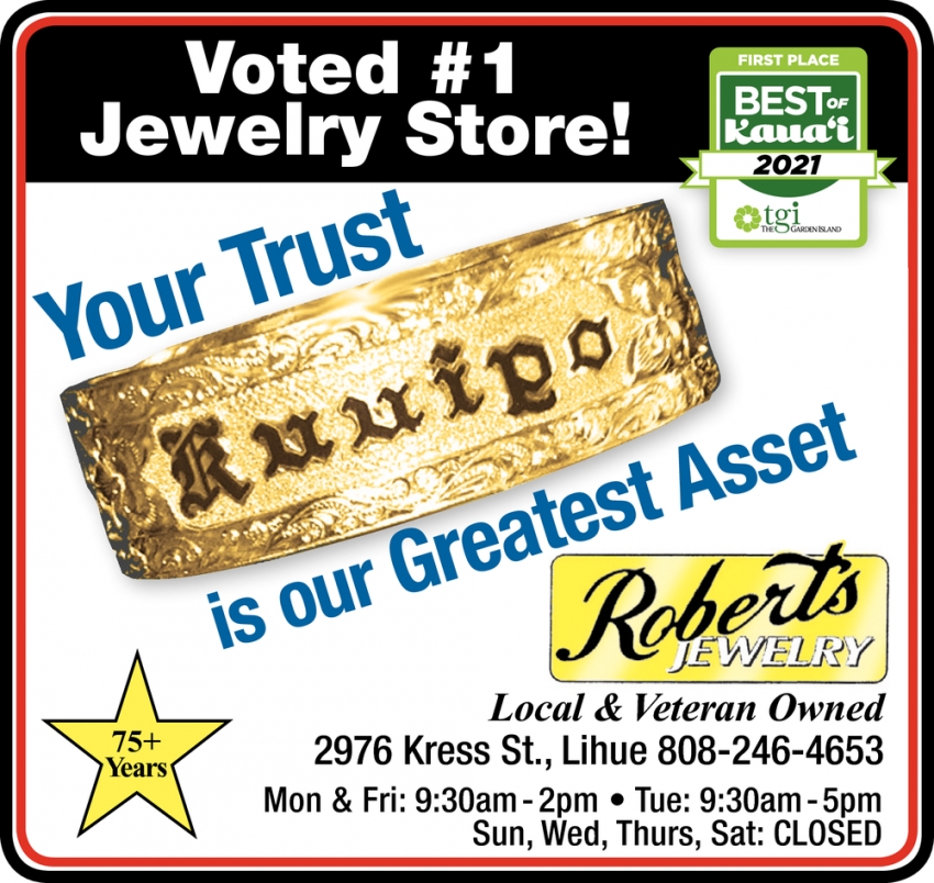 Voted #1 Jewelry Store!