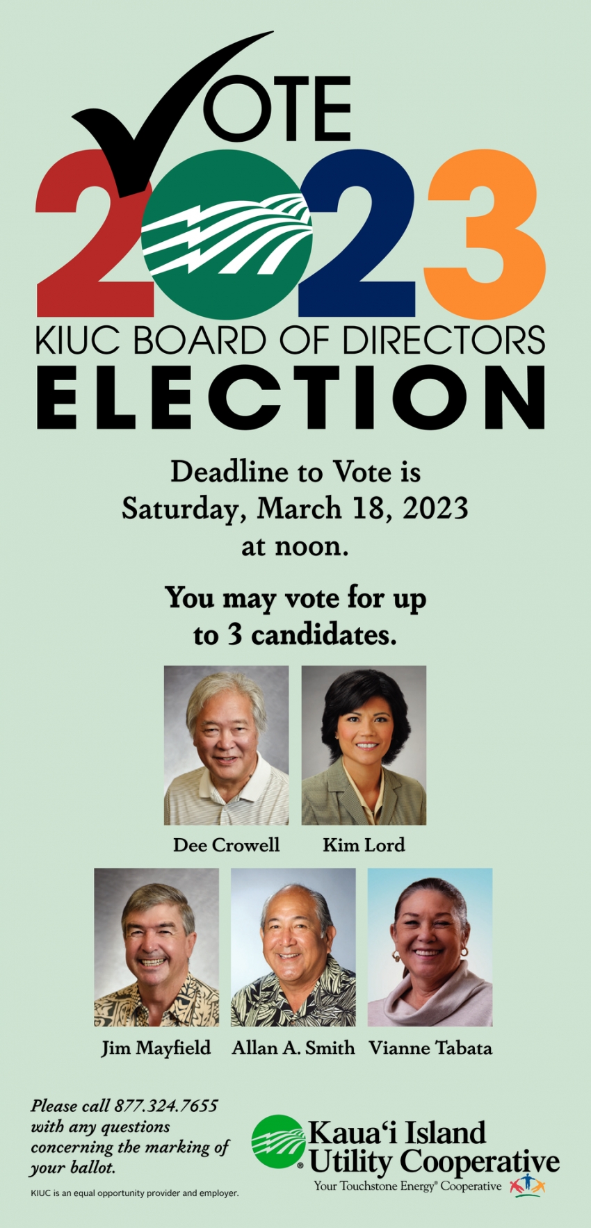 Vote 2023 Kiuc Board Of Directors Election