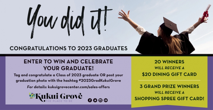You Did it!