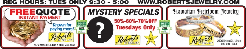 Mystery Specials