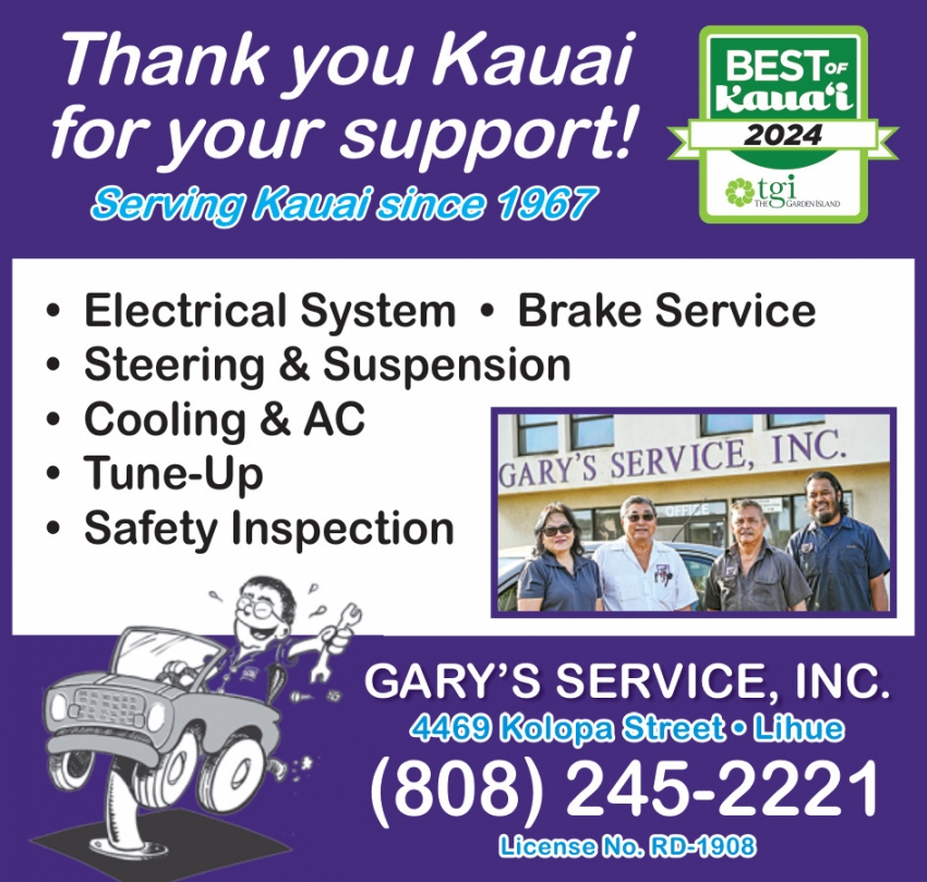 Gary's service, Inc