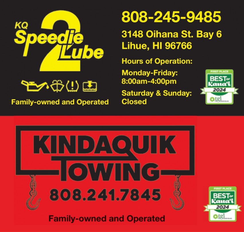 KQ Speedie Lube 2 - Kindaquik Towing