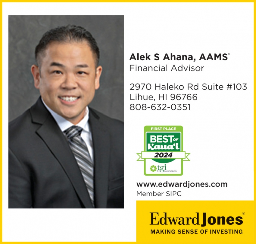 Edward Jones - Alek S. Ahana