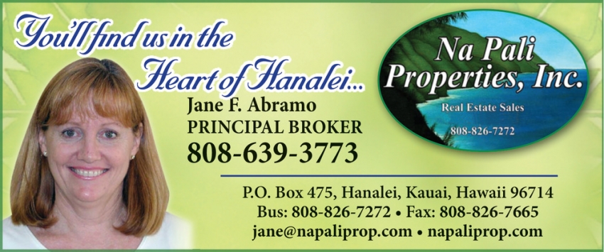 Na Pali Properties, Inc