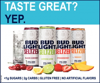 Tastes Great? Yep., Bud Light Seltzer