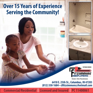 Over 15 Years Of Experience Serving The Community!
