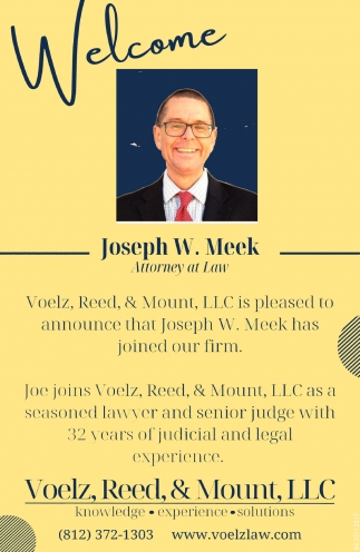 Welcome Joseph W. Meek