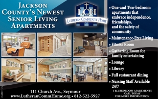 Jackson County's Newest Senior Living Apartments