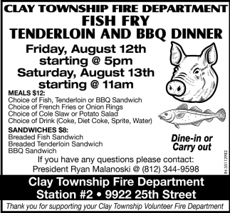Tenderloin And BBQ Dinner